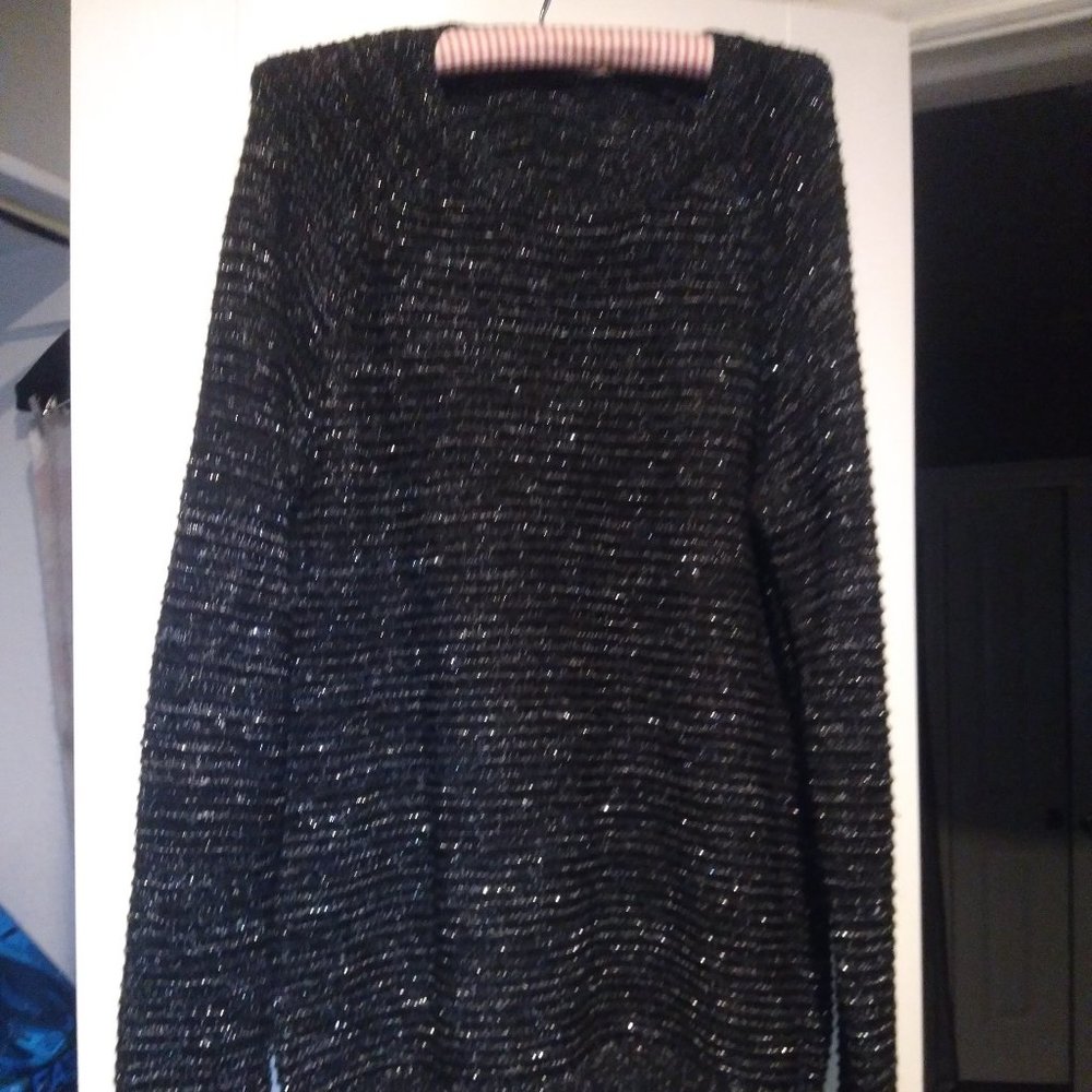 Long shimmer sweater